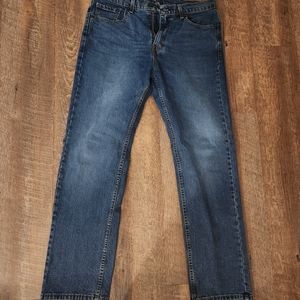Mens Levi's slim straight jeans 33×32